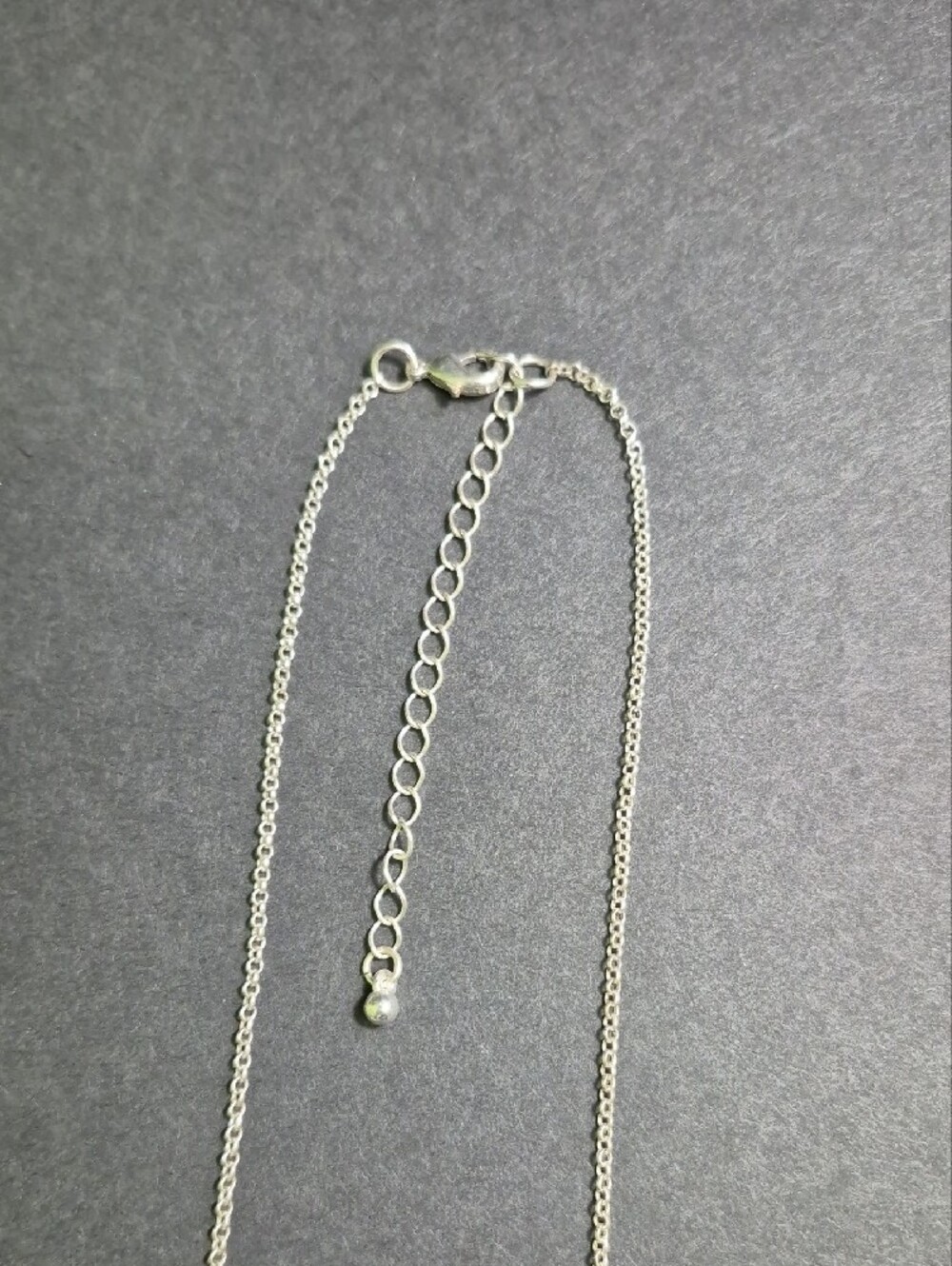 Silver Tone 'LOVE' 18" In. Necklace with Pink Rose Charm - Picture 3 of 5